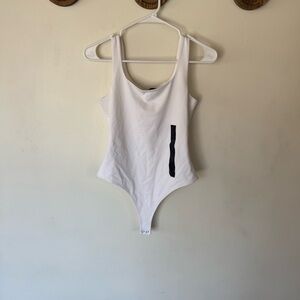 Banana Republic White tank bodysuit size small NEW!